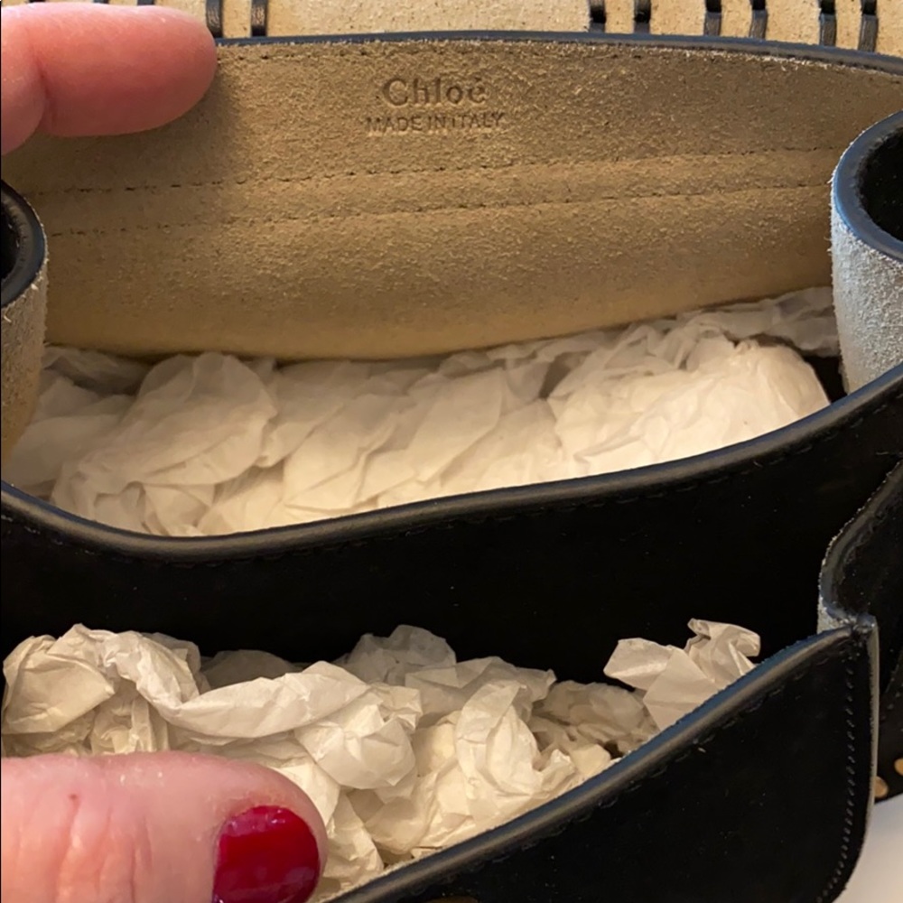 Chloe❤️NEW❤️Hudson Mini black suede - Picture 8 of 8